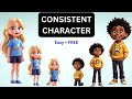 Create A Consistent Character With AI for FREE!!! | Easiest Method Yet