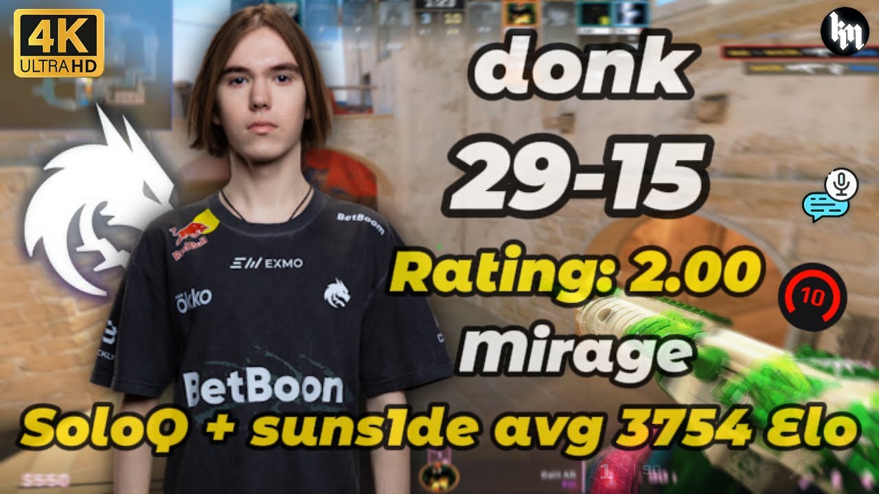 donk SoloQ + suns1de w/fakerealityy DUO | Mirage POV | CS2 DEMO 