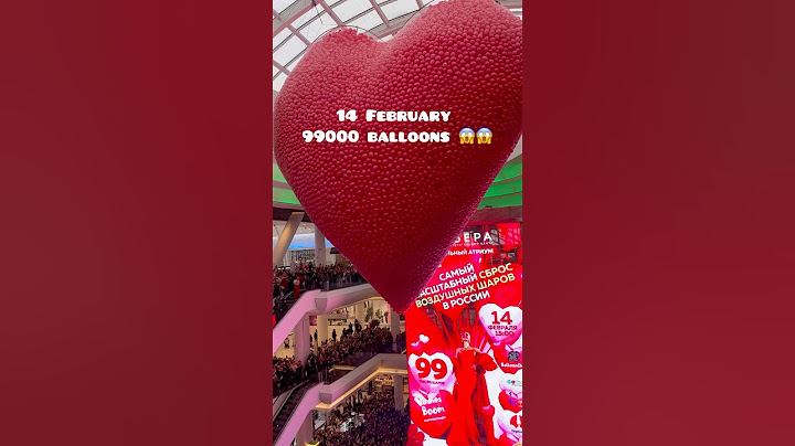 99000 balloons were released in Moscow on Valentine's Day😱😱#balloon #love  #valentine #shortvideo