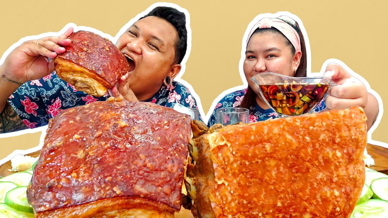 CRISPY LECHON KAWALI MUKBANG