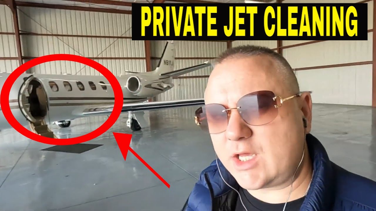 Private Jet Cleaning Aviation Detailing YouTube