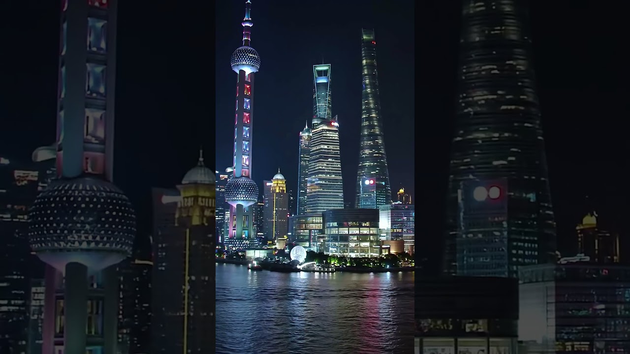 [4K AI Cinematic] Shanghai Night Skyline - Episode.01