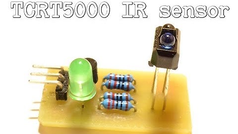 TCRT5000 tachometer - rpm counter diy pcb