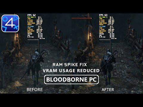 ShadPS4 0.4.1 WIP - Bloodborne PC Huge Improvement (RAM SPIKE FIX & VRAM USAGE REDUCED)