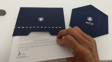 MCO Jade Green Visa Crypto Debit Card Unboxing