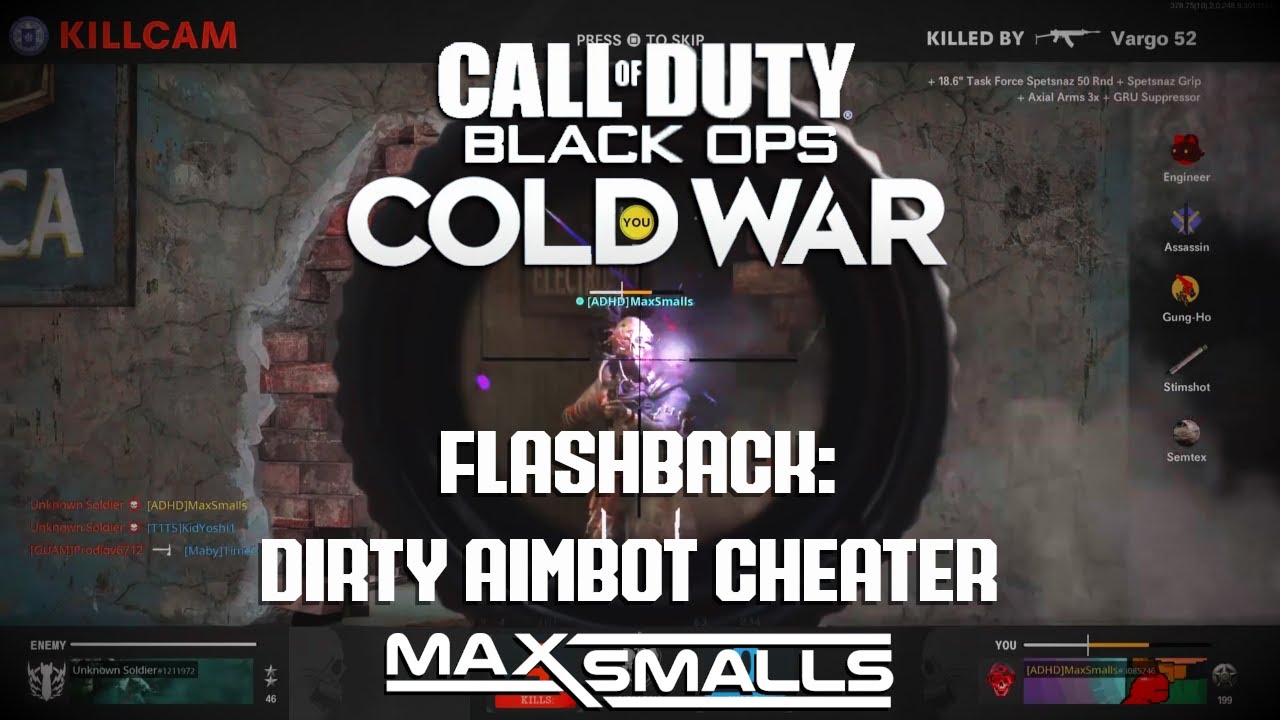 Flashback Cold War Dirty Aimbot Cheater