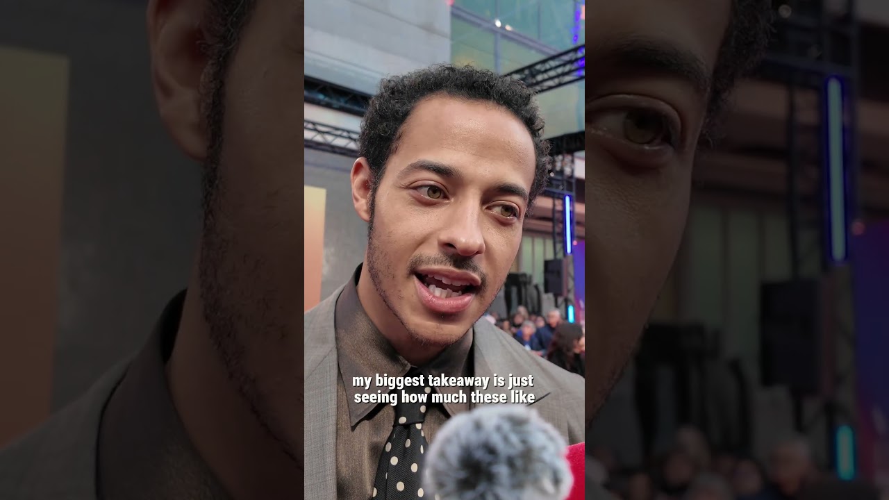 Daryl McCormack at the #KnivesOut premiere! | Daryl chats about joining the incredible cast 🔪