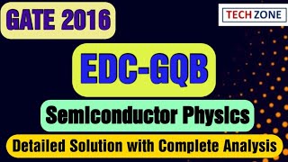 GQB||GATE 2016||ECE||EDC||Semiconductor Physics