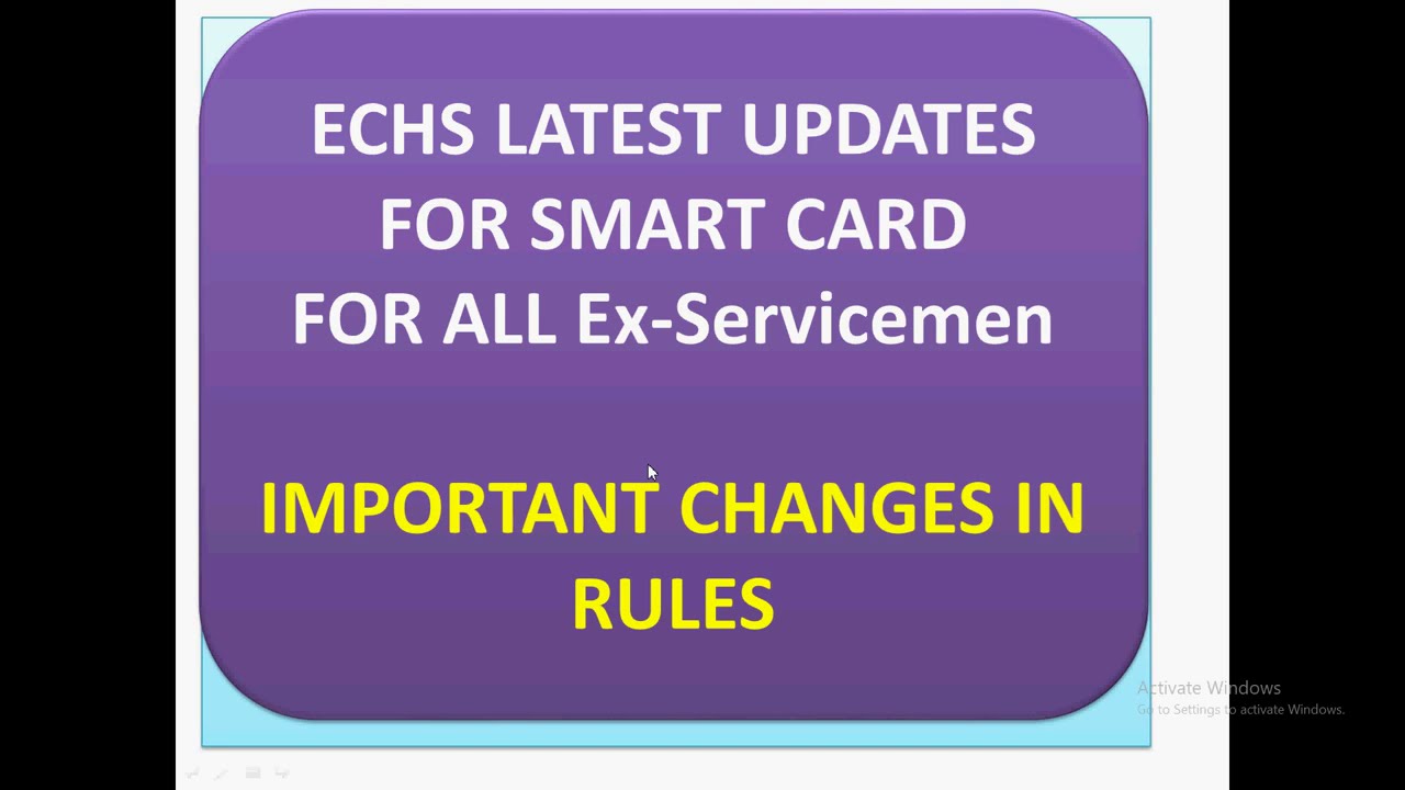 ECHS LATEST UPDATES FOR SMART CARD FOR ALL Ex Servicemen ECHS Smart echs-latest-updates-for-smart-card-for-all-ex-servicemen-echs-smart