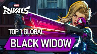 TOP #1 GLOBAL BLACK WIDOW ! SayakaTohsaka - MARVEL RIVALS PRO