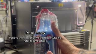 VSA1825 Automatic L-Sealer/VST1710 Shrink Tunnel - Spray Bottle Sealing and Shrinking