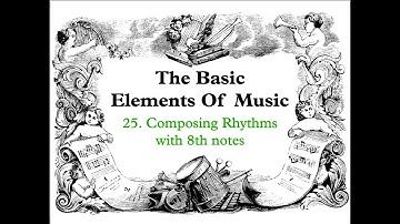 Lesson 25: Composing Rhythms with Eighth Notes - Basic Elements of Music / SARAHTIM Music Publishing