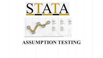 Assumption testing using STATA