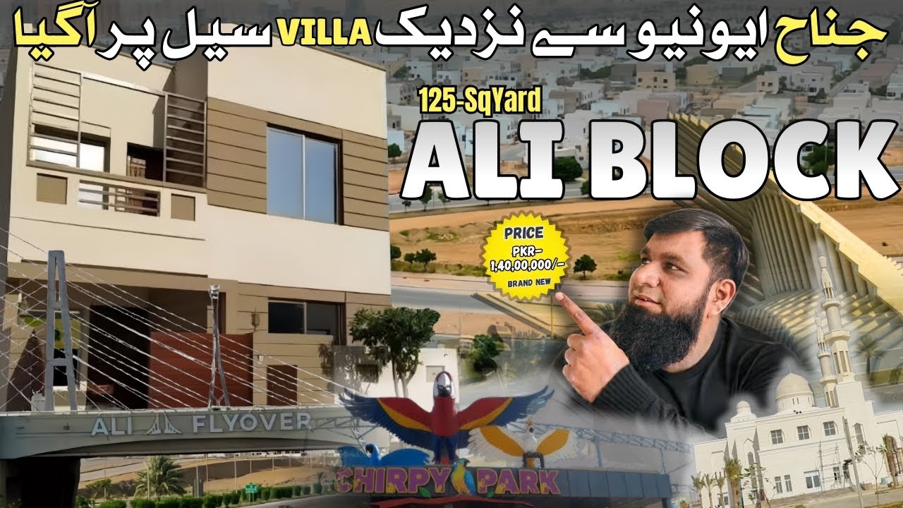 3 Bed Villa | Ali Block | Jinnah Avenue | Bahria Town Karachi |