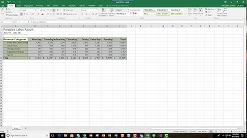 Excel Ch 1 PP 1-2 Movie 2 (Steps 9 - end)