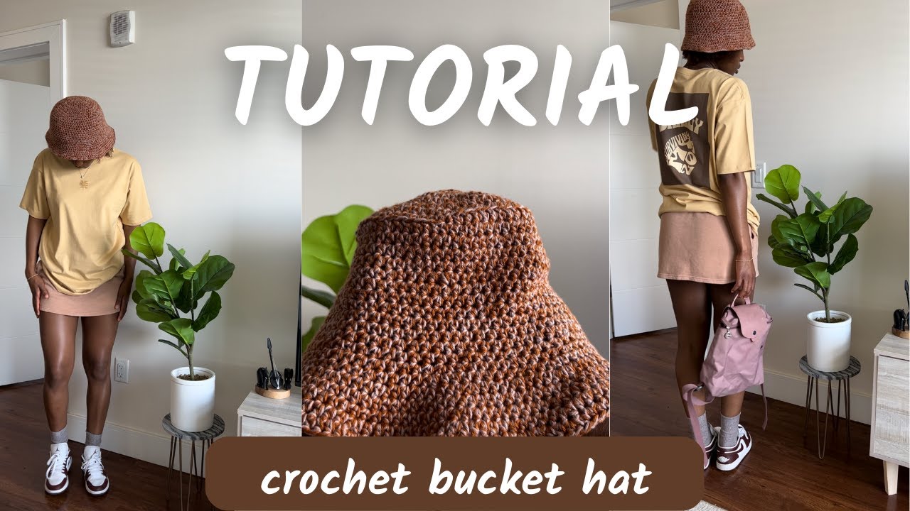 Crochet Bucket Hat Tutorial | Step by Step DIY - YouTube