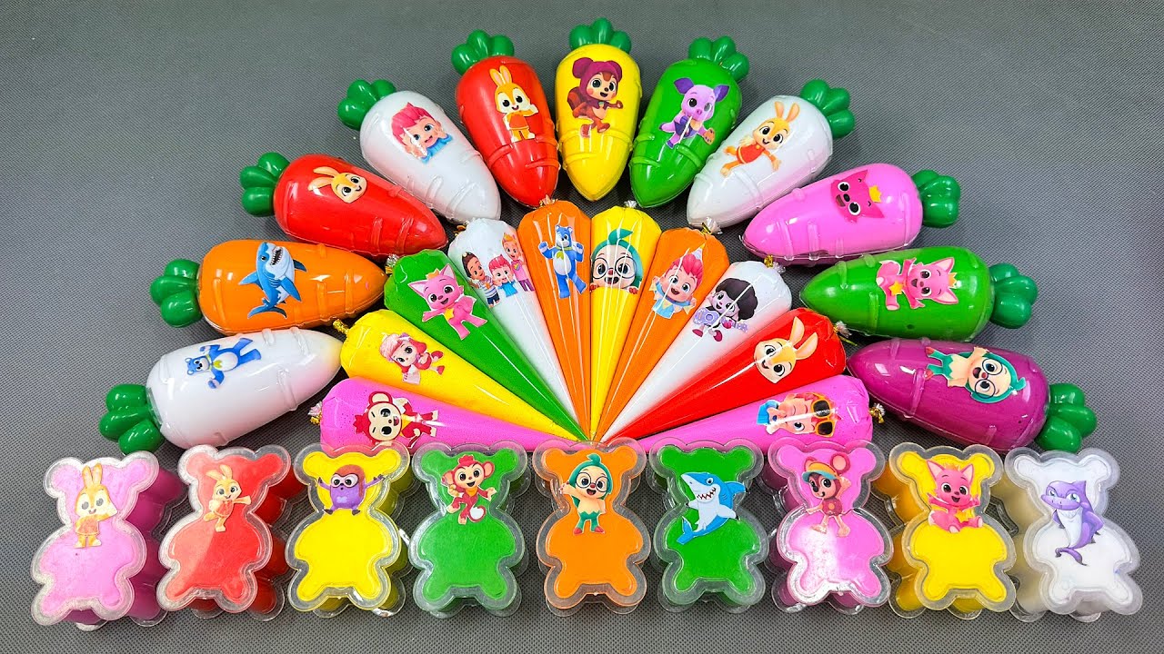 💕 Pinkfong Slime & Clay Playtime! Fun ASMR Mix 🎠