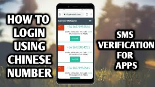 How To Login Using Chinese Mobile Number In Apps||Easy Trick For SMS Verification||*Must Watch screenshot 5