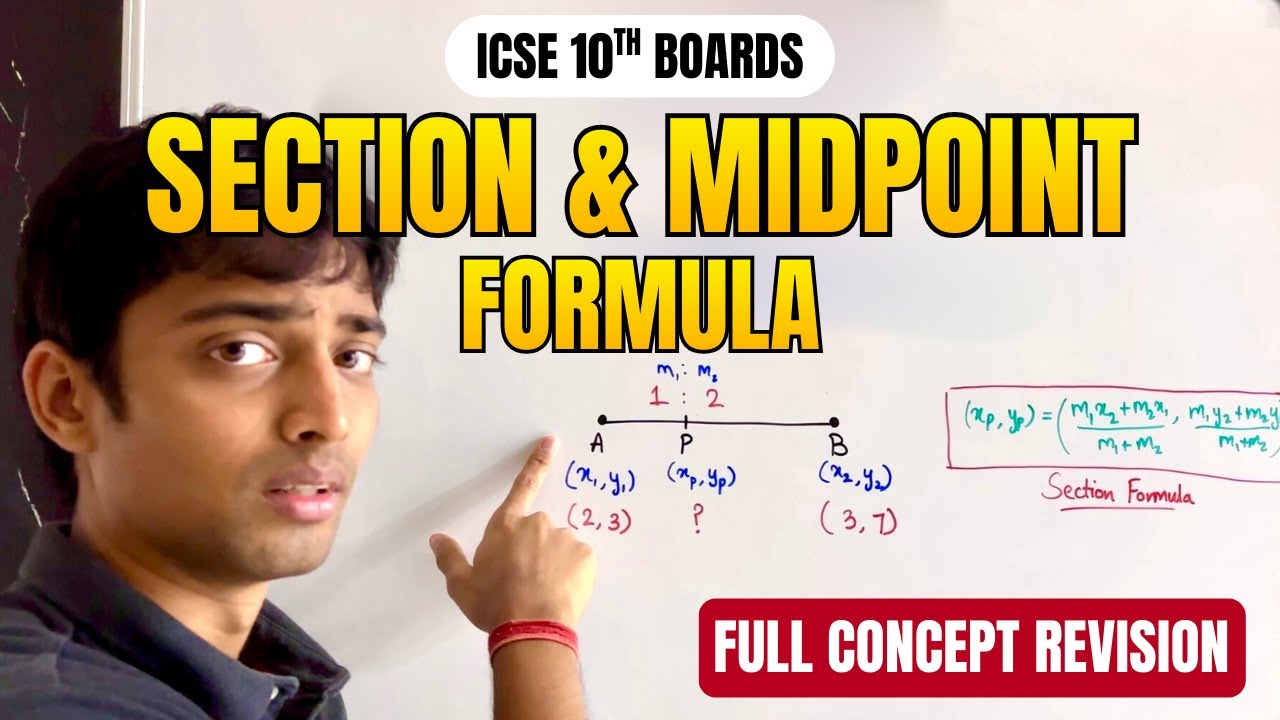 Section and Midpoint ICSE Class 10 | All Concepts You Need for Boards