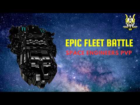 The TERMINATOR --- Space Engineers PvP FLEET BATTLE at Keen EU#5 ...