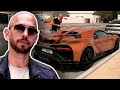 4x World Champion Kickboxing Andrew Tate drives his $4 Million Bugatti Chiron Pur Sport in Dubai!