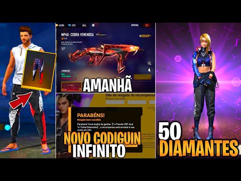 CODIGUIN FF infinito: como obter recompensas gratuitas no Free Fire