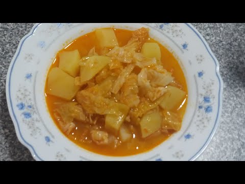 Video: Repollo Guisado Con Patatas