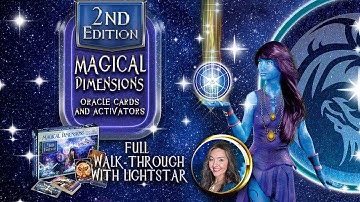 Visual WalkThrough - 2nd Edition Magical Dimensions Oracle Cards and Activators By Lightstar