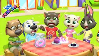 WHAT IS THIS FOOD?! 😱🍣  | My Talking Tom Friends 2 Gameplay
