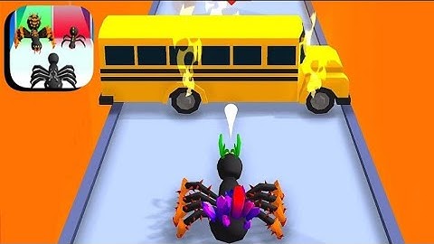 Spider Shoot Run - All Levels Gameplay Android,ios (Part 1)