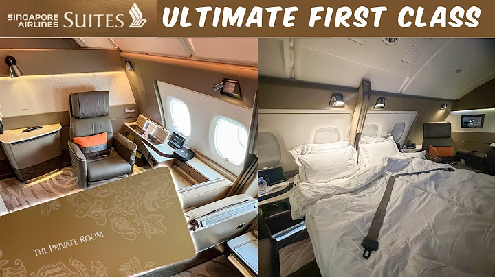 Singapore airlines A380 first class suites | Singapore to Sydney