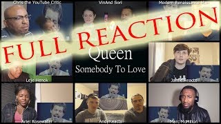 FULL MULTI REACTION Queen Somebody To Love (LIVE Montreal 1981) / MULTI REACT-A-THON