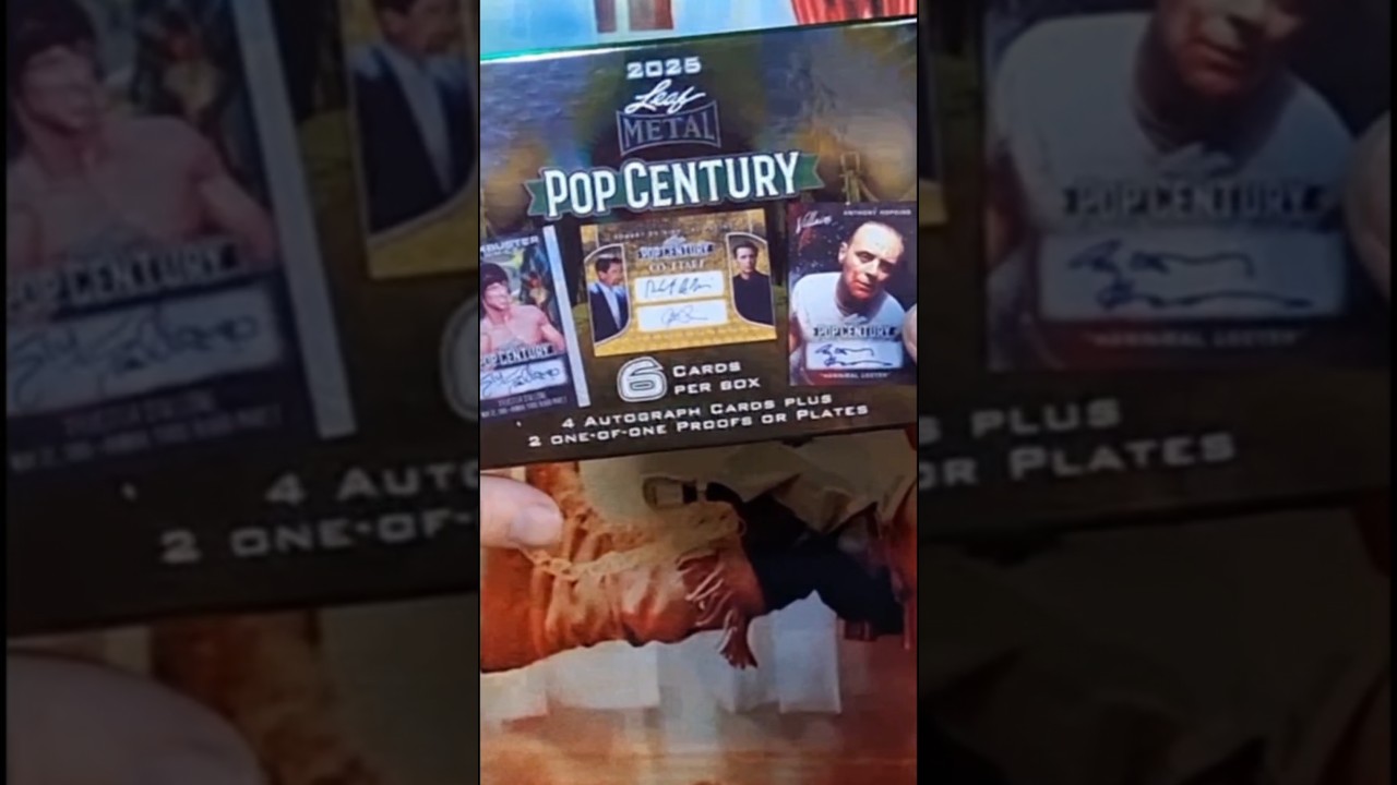 2025 leaf Pop Century 1/1 Auto  HIT BIG PULL 