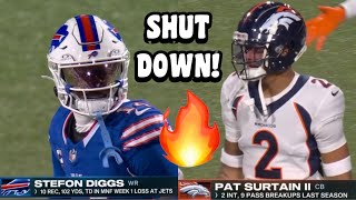 Stefon Diggs ‘LOCKED UP’ Vs Patrick Surtain! 🔥 (WR Vs CB) Broncos Vs Bills 2023 highlights