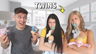 Twin's Become a 'BABY' For a Day!