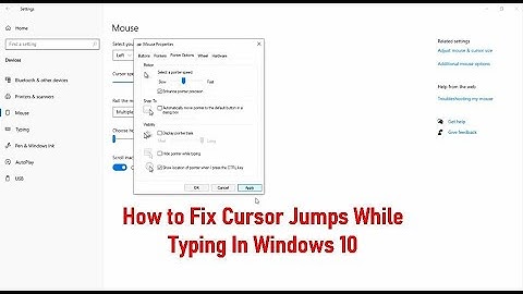 How to Fix Cursor Jumps While Typing In Windows 10