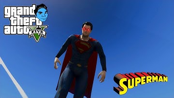 ULTIMATE SUPERMAN MOD!!! (W.I.P) | GTA 5 - Playing With Mods (GTA 5 PC Gameplay)
