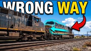 Why Some Train Engines Ride Backwards