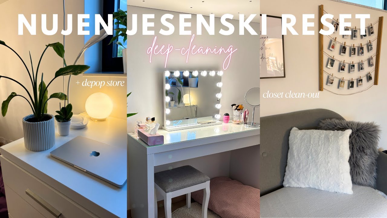 NUJEN JESENSKI RESET🧼 deep-cleaning, depop store *motivacija*