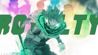 Dark Deku Royalty Amv