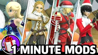 Winter / Christmas Mods | 1 Minute Mods (Super Smash Bros. Ultimate)