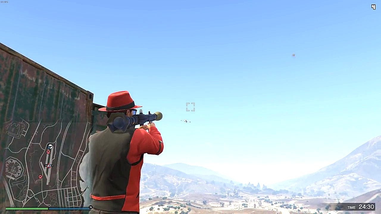 Grand Theft Auto 5 - RPG vs Planes