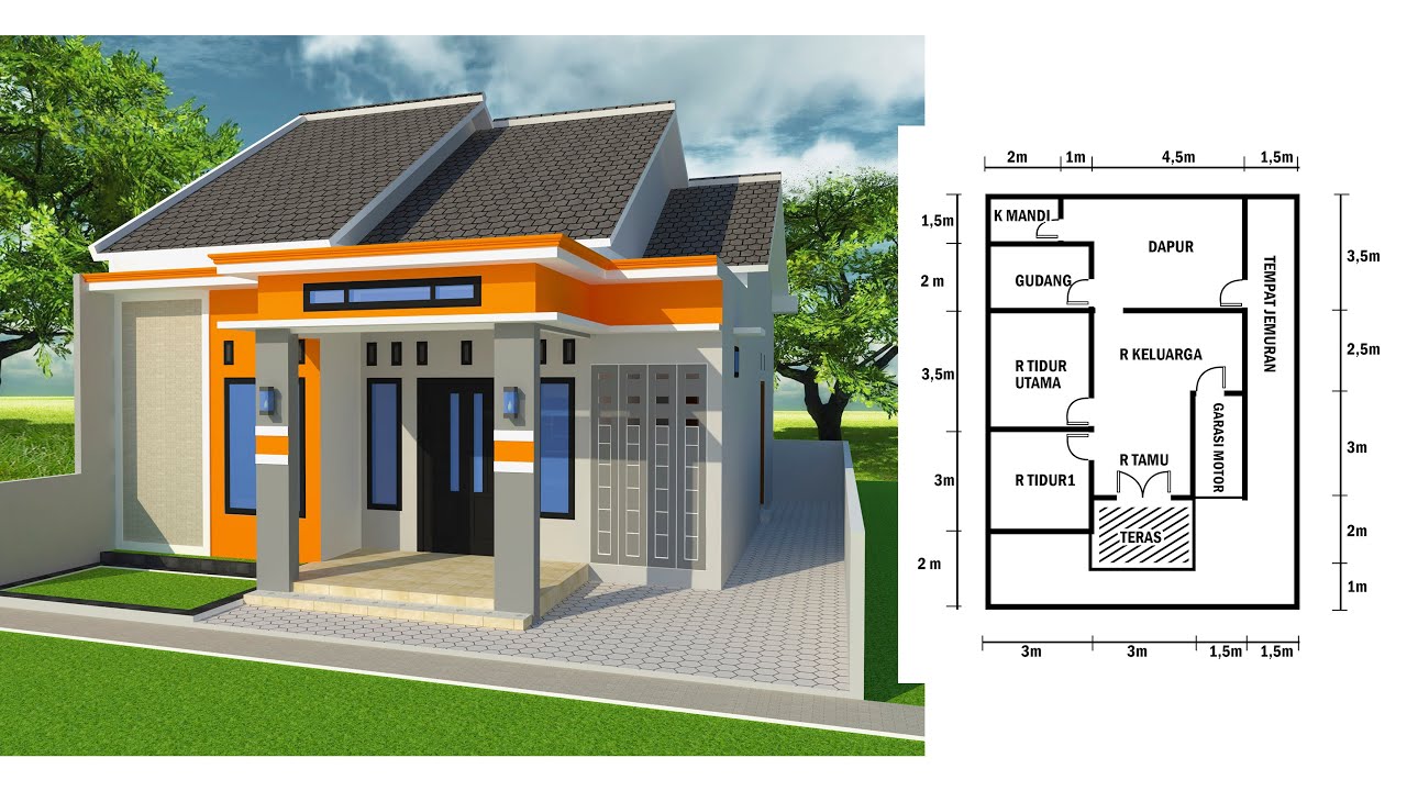 DESAIN RUMAH MINIMALIS - BUDGET 150jt - YouTube DESAIN RUMAH MINIMALIS - BUDGET 150jt - YouTube