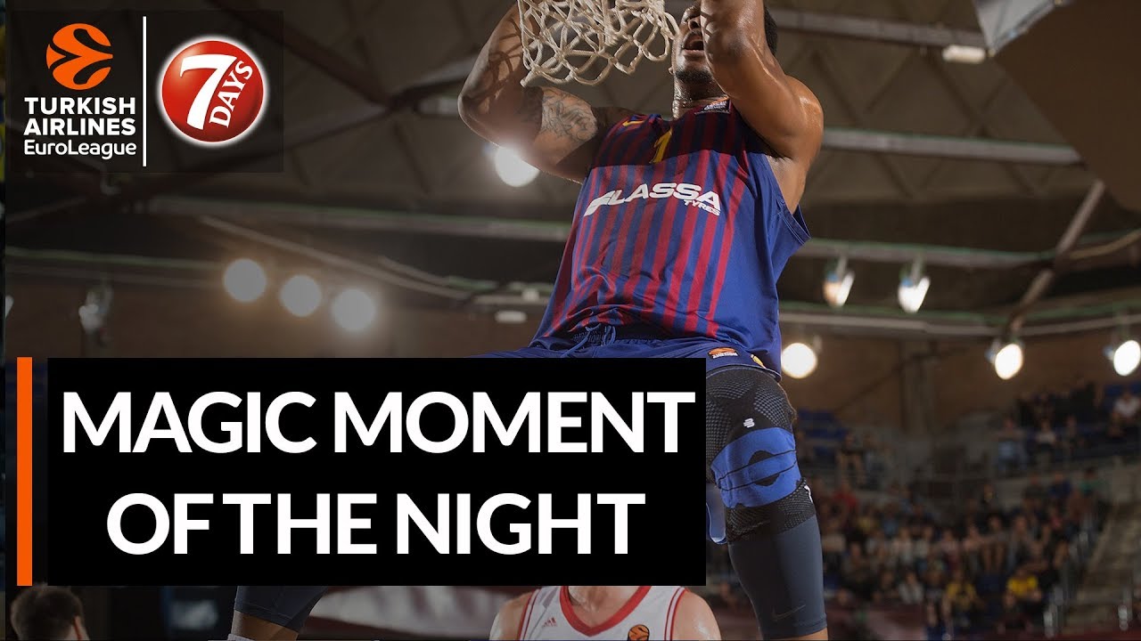 7DAYS Magic Moment of the Night: Kevin Seraphin, FC Barcelona Lassa
