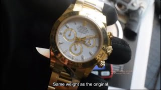Weighted version (232g) Rolex Daytona watch m126508-0001