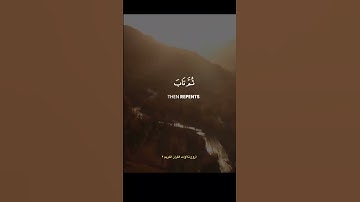 كتب ربكم على نفسه الرحمة-تلاوة مؤثرة