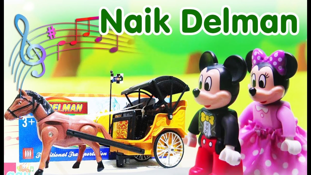 Lagu Naik Delman | Lego Mickey Mouse | Mainan Anak | Lagu
