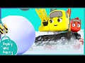 Cool Giant Snowball Sled Race! | @DigleyandDazey  | Kids Cartoons