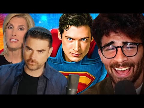 Thumbnail for Conservatives MELTDOWN Over WOKE Superman Movie (HOGWATCH) | Hasanabi reacts