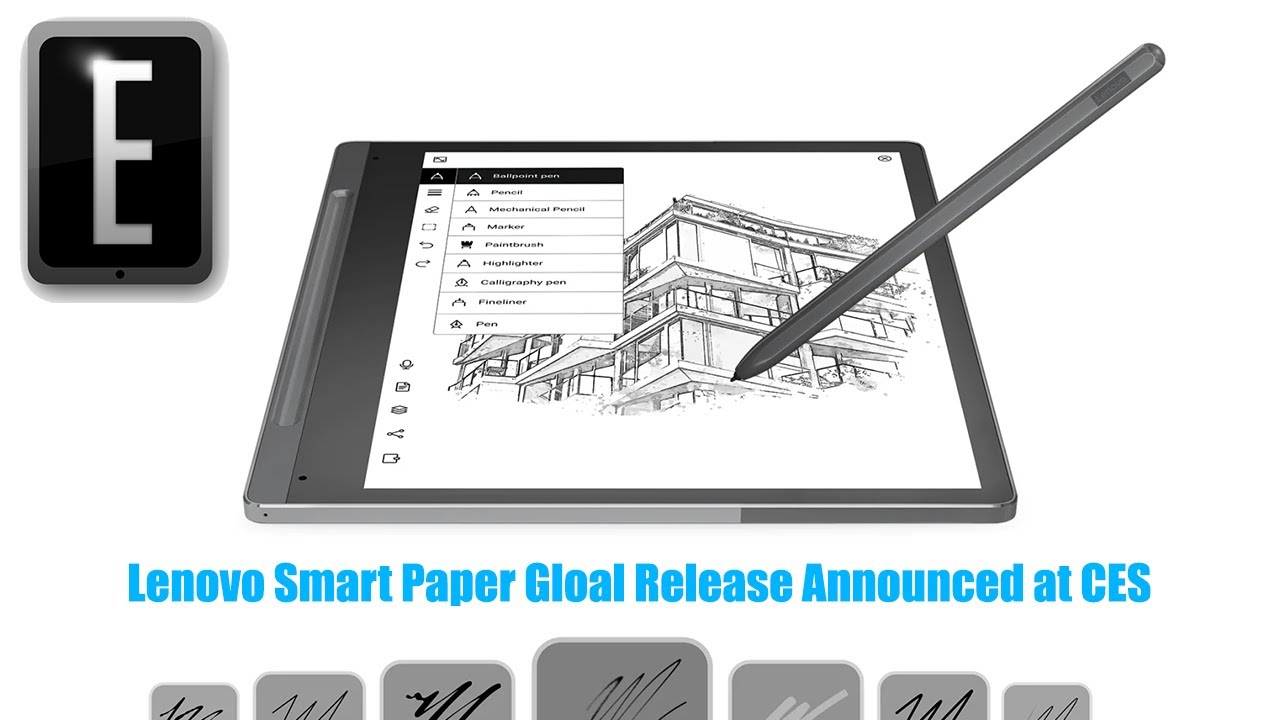 Lenovo Announces the Global Release of the Smart Paper E INK E-Note - Good  e-Reader